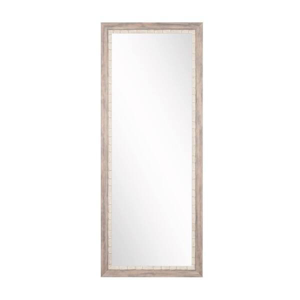 BrandtWorks 25.5 in. W x 70.5 in. H Weathered Beach Wall Mirror