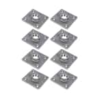 3/4 in. Black Iron Square Flange Fitting (8-Pack)