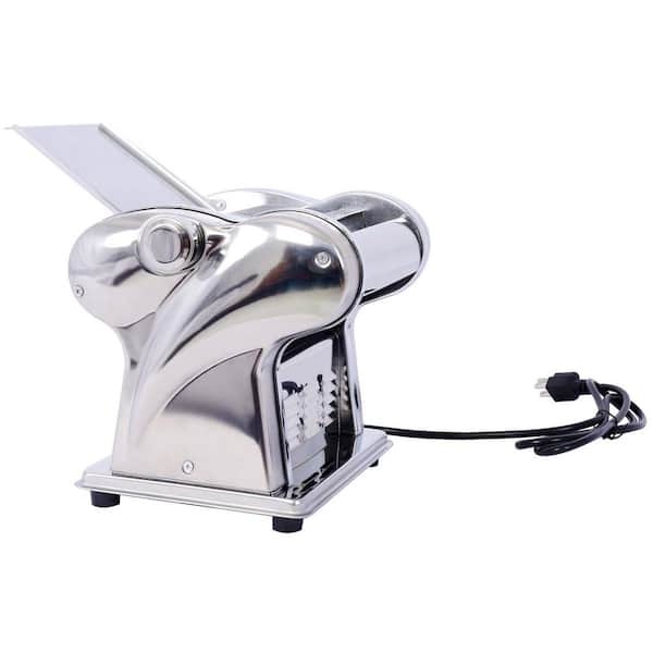 Unbranded Electric Pasta Maker Machine Roller Pressing Machine Stainless Steel 135w 2-Blades 1. 5 mm round noodle 4 mm flat noodle