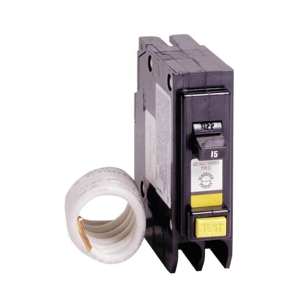 Eaton 15 Amp 1 in. Single-Pole Arc Fault Type CL Circuit Breaker