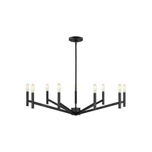 Vector 9-Light Midnight Black Hanging Chandelier