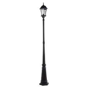 Large Outdoor Wall Light Traditional Style Black 240V E27 6W LED Lutec Oxford 