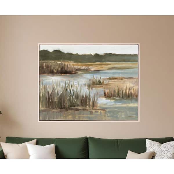 1-Piece Floater Frame Graphic Print Landscape and Nature 38.00 in. x 50.00 in.
