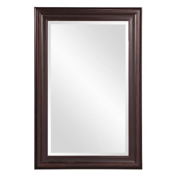 Marley Forrest Medium Rectangle Bronze Beveled Glass Casual Mirror (36 in. H x 24 in. W)