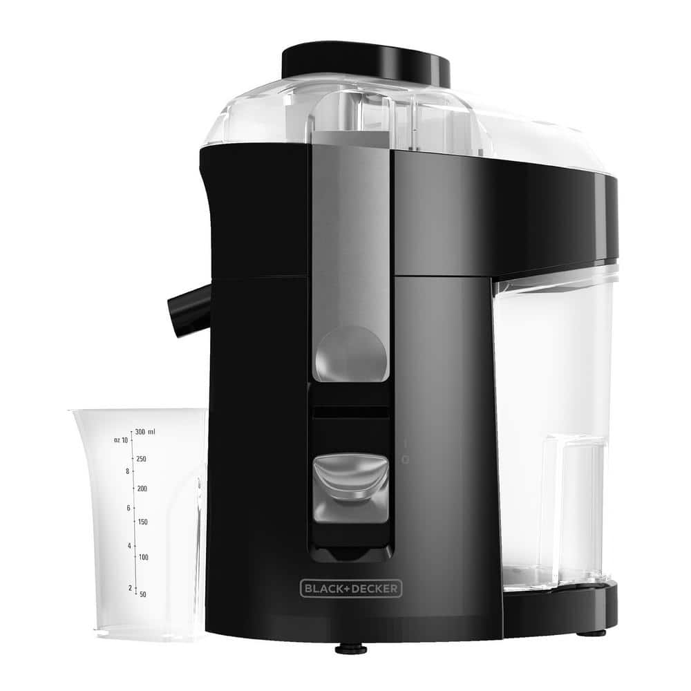 Black 400 Watt Electric Juice Extractor with Pulp Receptacle