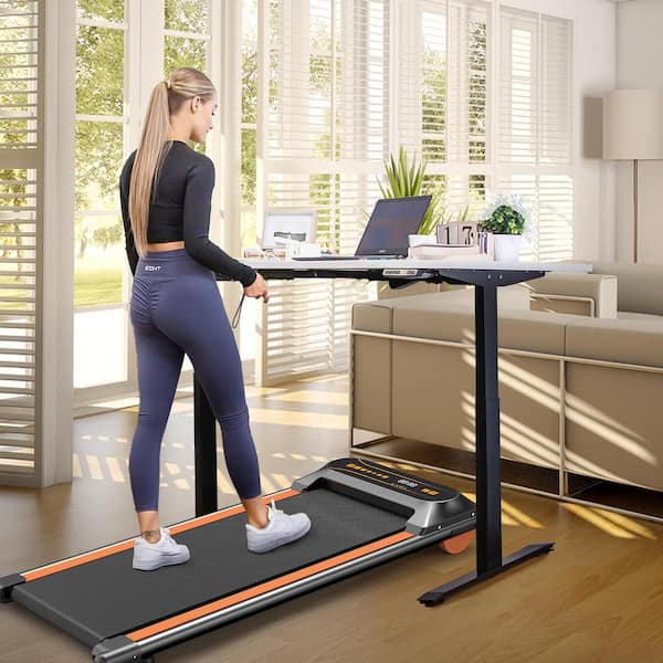 COWLOWN Orange Portable Walking Pad Running Machine