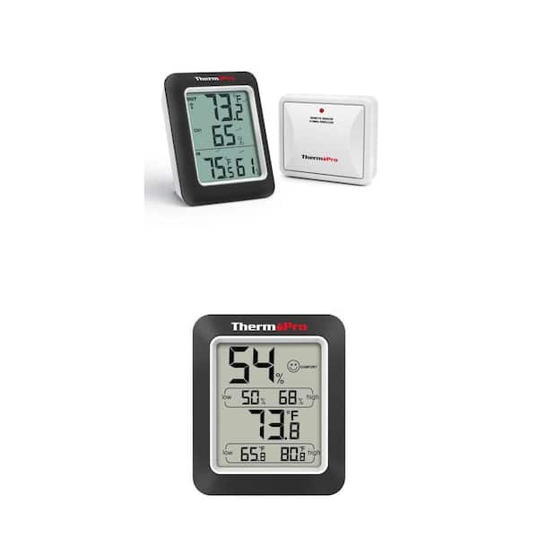 Digital Wireless Indoor/Outdoor Thermometer Hygrometer and Indoor Weather Station Combo