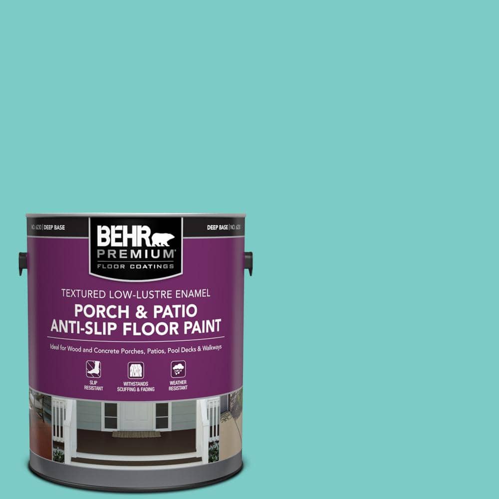 1 gal. #BIC-39 Blue Green Gem Textured Low-Lustre Enamel Interior/Exterior 