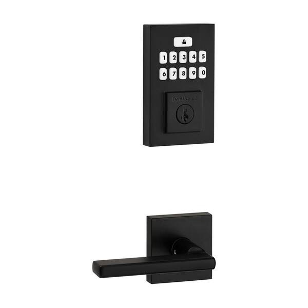 Kwikset SmartCode 260 Contemporary Matte Black Keypad Electronic
