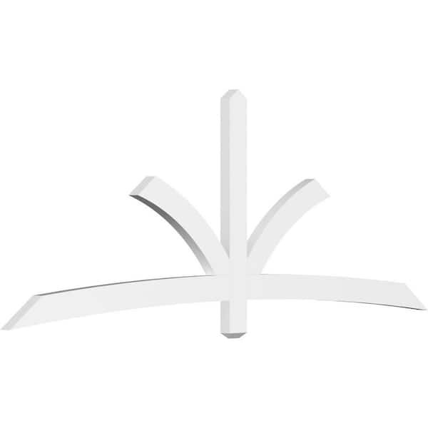 Ekena Millwork Davenport 96 in. W x 36 in. H x 2 in. D Signature Polyurethane Bracket