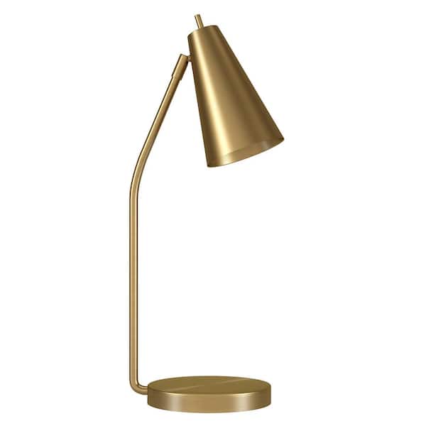 Meyer&Cross Farley 22 in. Brass Table Lamp