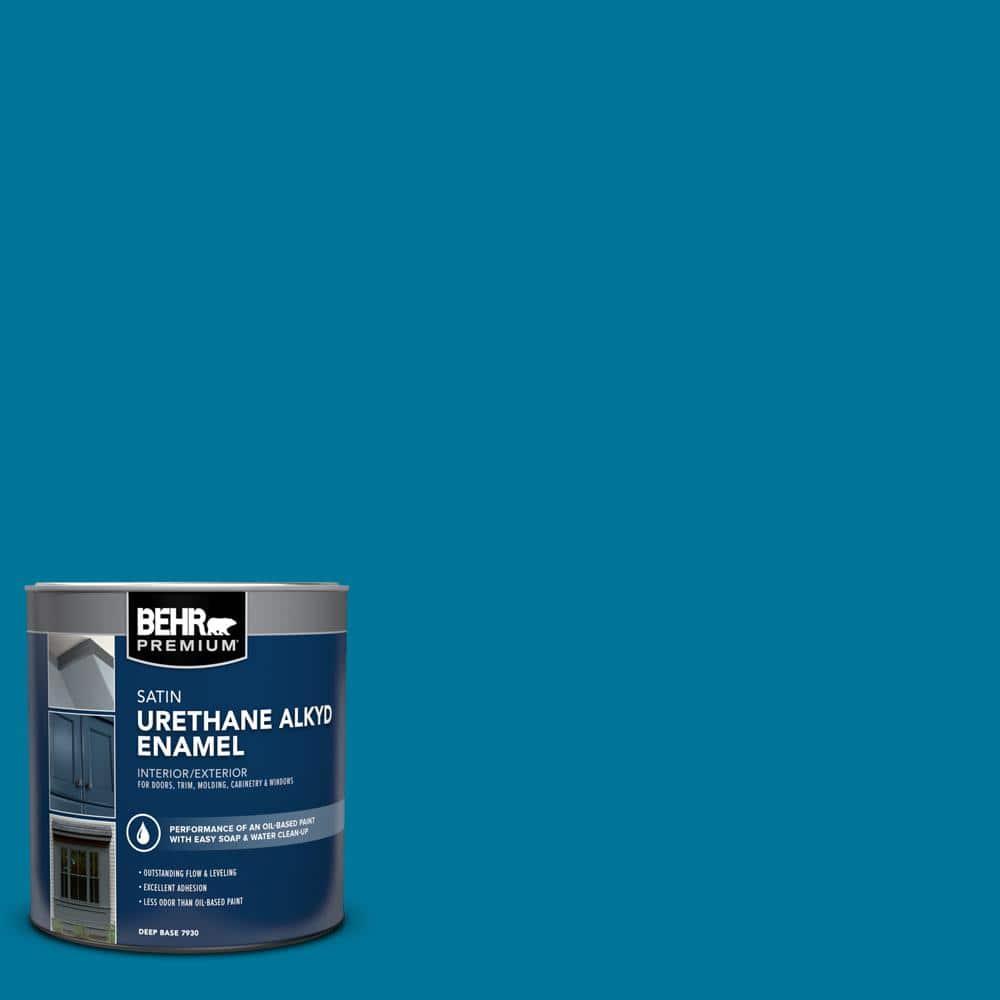 1 qt. #P490-7 Mayan Treasure Satin Enamel Urethane Alkyd Interior/Exterior Paint price history on PriceWatchPro