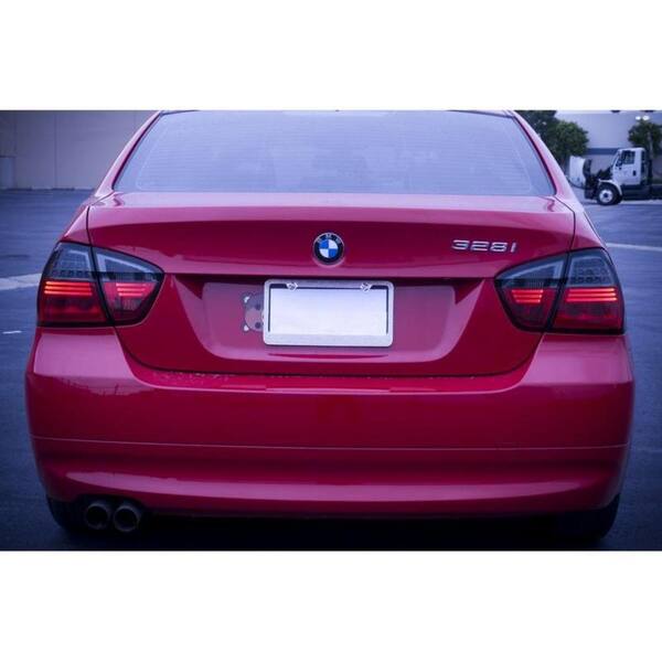 Spyder Auto BMW E90 3-Series 06-08 4Dr LED Tail Lights - Red Smoke