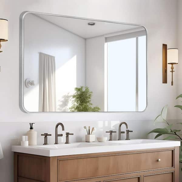 StyleWell Medium Modern Oval Gold Framed Mirror (22 in. W x