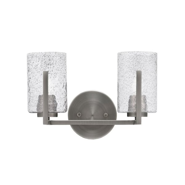 Unbranded Cottonwood 12.75 in. 2-Light Graphite Vanity Light