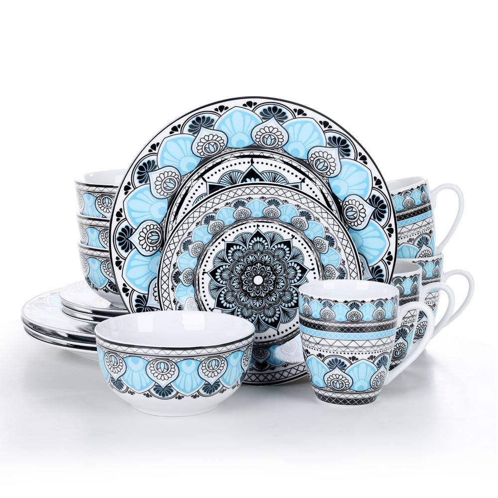Soup Bowls Dessert Plates 16-Piece Porcelain Dinnerware Set Service for 4 Spiral Pattern and Fluted, 16 Pieces Kitchen Dinner Set with Dinner Plates Mugs Soup Bowls Dessert Plates 16-Piece Porcelain Dinnerware Set Service for 4 Spiral Pattern and Fluted, 16 Pieces Kitchen Dinner Set with Dinner Plates Mugs