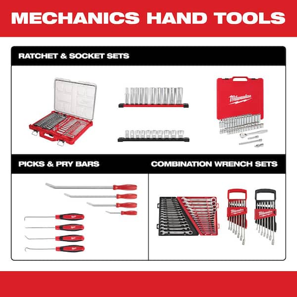 Milwaukee 48-22-9406 Combination Wrench Set 7 Piece for sale online 