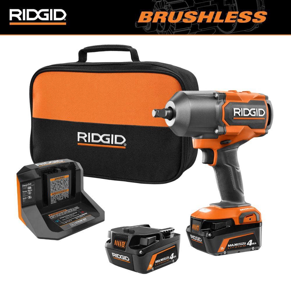 Brushless 4-Mode 1/2 in. High-Torque Impact Wrench: 1,300 ft./lbs. of Breakaway Torque