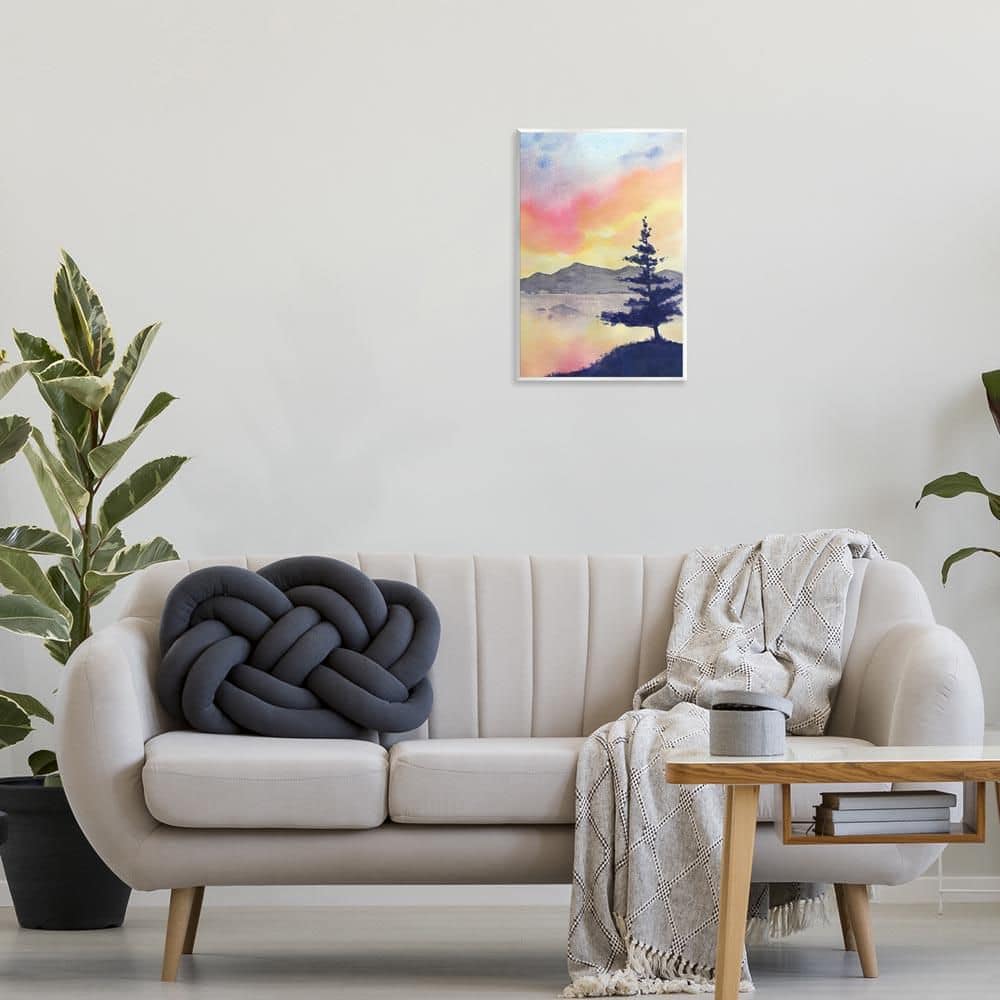 Radiant Sunset over Lake by Stephanie Fielden Unframed Nature Graphic Art Print 19 in. x 13 in. price history on PriceWatchPro
