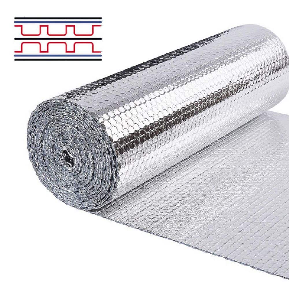 48 in. x 10 ft. Radiant Barrier Double Bubble Aluminum Foil Reflective Insulation price history on PriceWatchPro