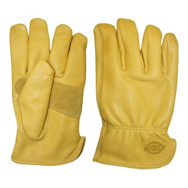 Dickies Large Fleece-Lined Grain Cowhide Driver Glove