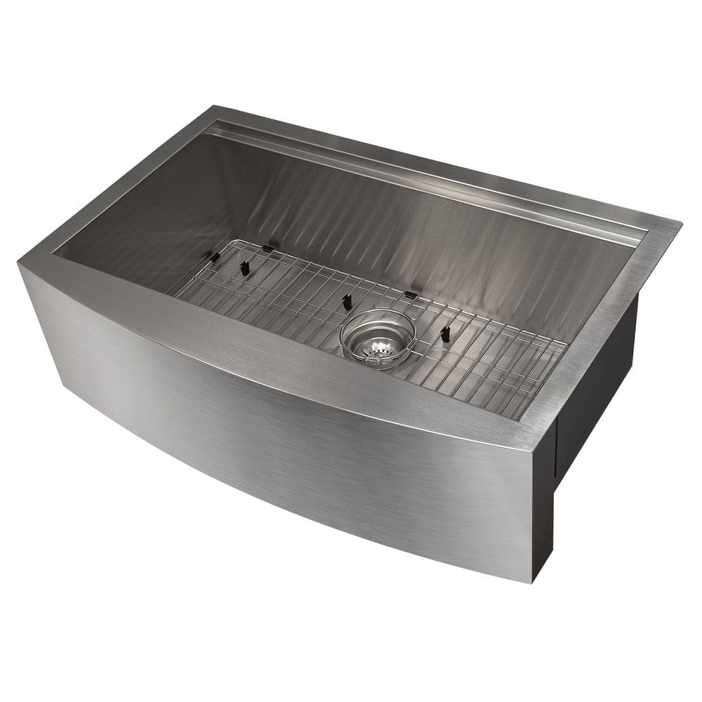 ZLINE 33" Stainless Steel Farmhouse Apron Single Bowl Kitchen Sink