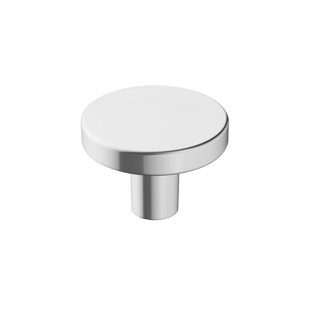 Versa 1-3/8 in. (35mm) Modern Polished Chrome Round Cabinet Knob