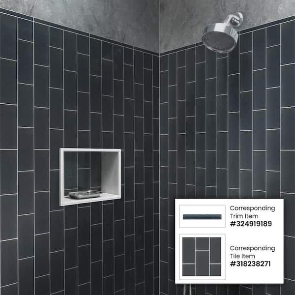 Apollo Tile Gray Black 11.3 in. x 11.3 in. Polished and Matte Finished  Glass Mosaic Tile (4.43 sq. ft./Case) APLJP88305A - The Home Depot