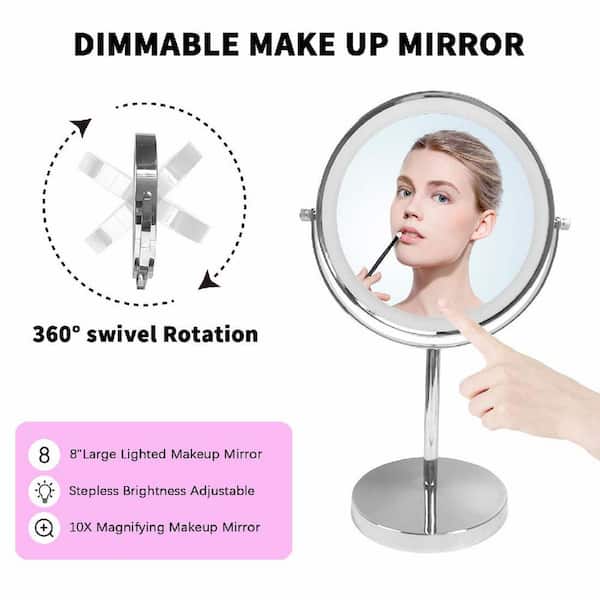 Magnifying cosmetic deals makeup mirror