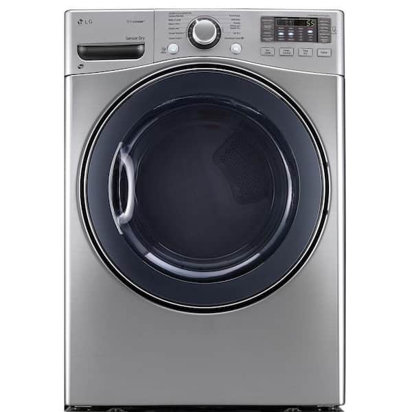 LG 7.4 cu. ft. Electric Dryer with Steam in Graphite Steel