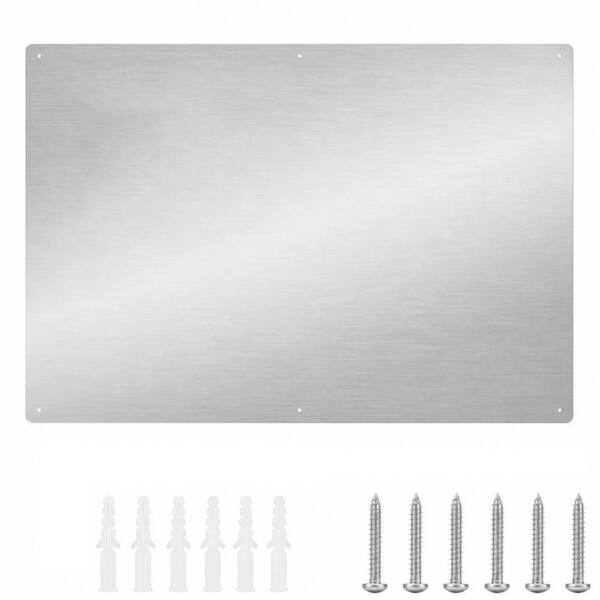 30 in. x 16 in. Stainless Steel Backsplash, Panel Splatter Guard for Stovetop, 6-Pre Drilled Holes for Easy Installation