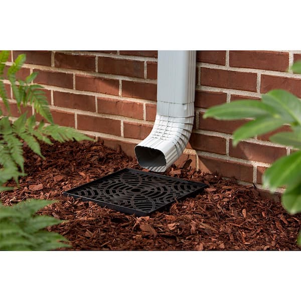 ZNNCO Upgraded Gutter Downspout Extensions Flexible, No Dig Catch Basin  Downspout Extension with Leak-Proof Splash Block Kit,Extendable from 1.34'  to