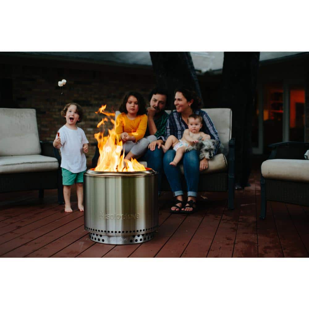 Solo Stove Bonfire 2.0 Smokeless Stainless Steel Fire Pit