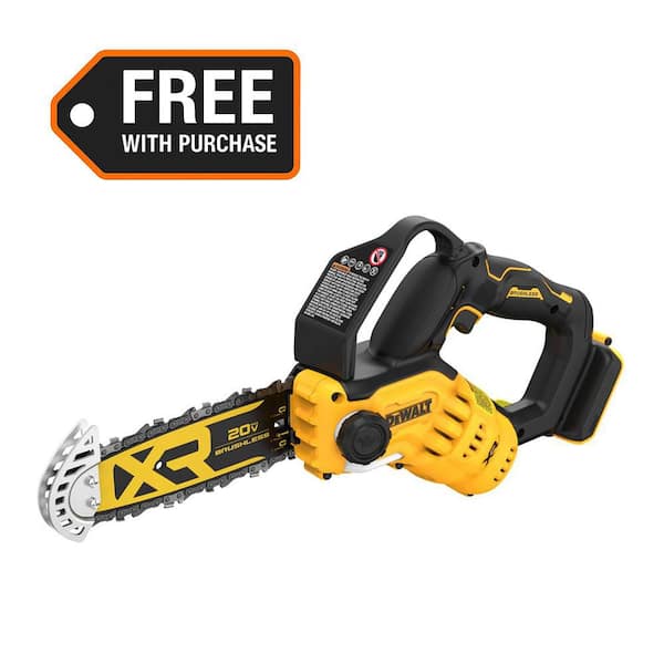 20V MAX 8 in. Brushless Cordless Battery Powered Pruning Chainsaw (Tool Only)