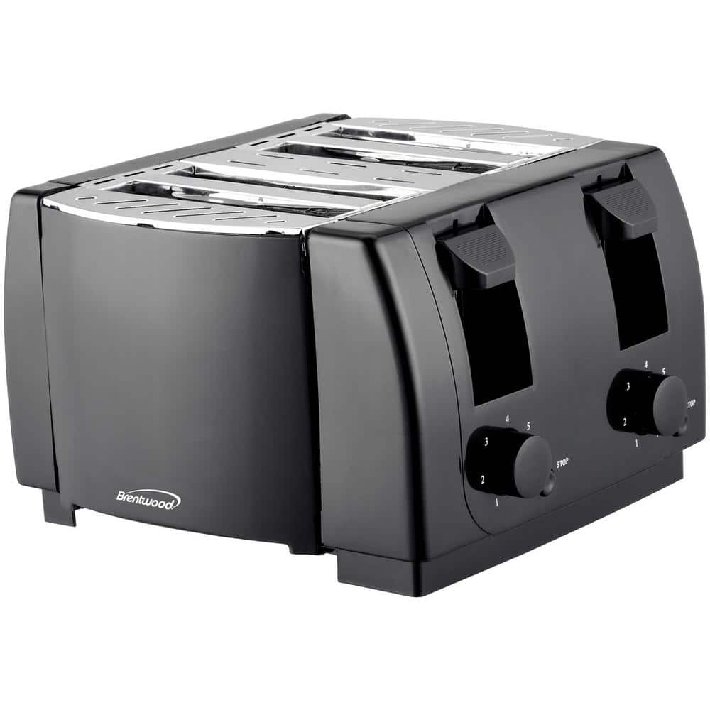 GE 4-Slice Stainless Steel Wide Slot Toaster with 7 Shade Settings  G9TMA4SSPSS - The Home Depot