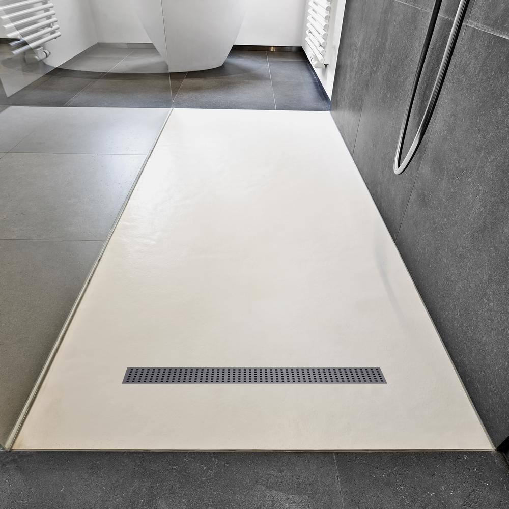 Matte Black Stainless Steel 36" Linear Shower Drain