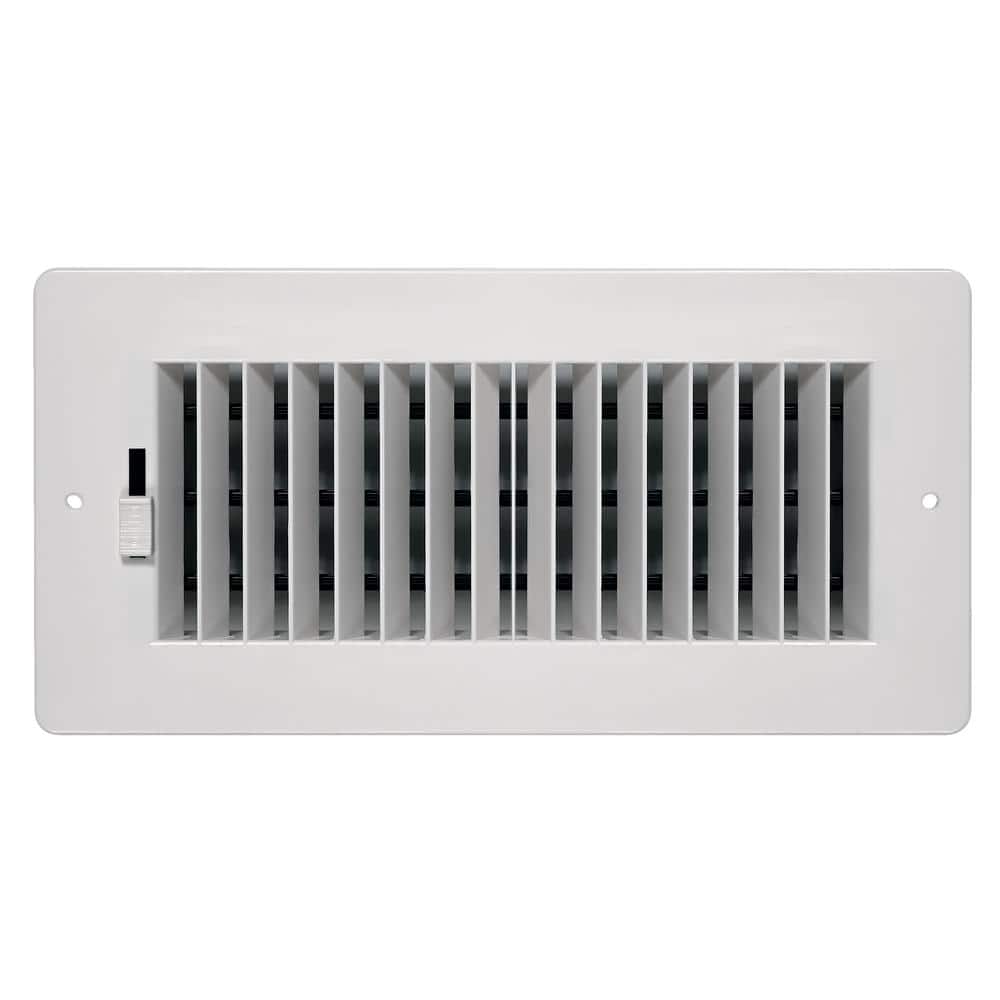 Everbilt 10 in. x 4 in. Plastic Ceiling Register 2-Way RGC104RHD - The ...