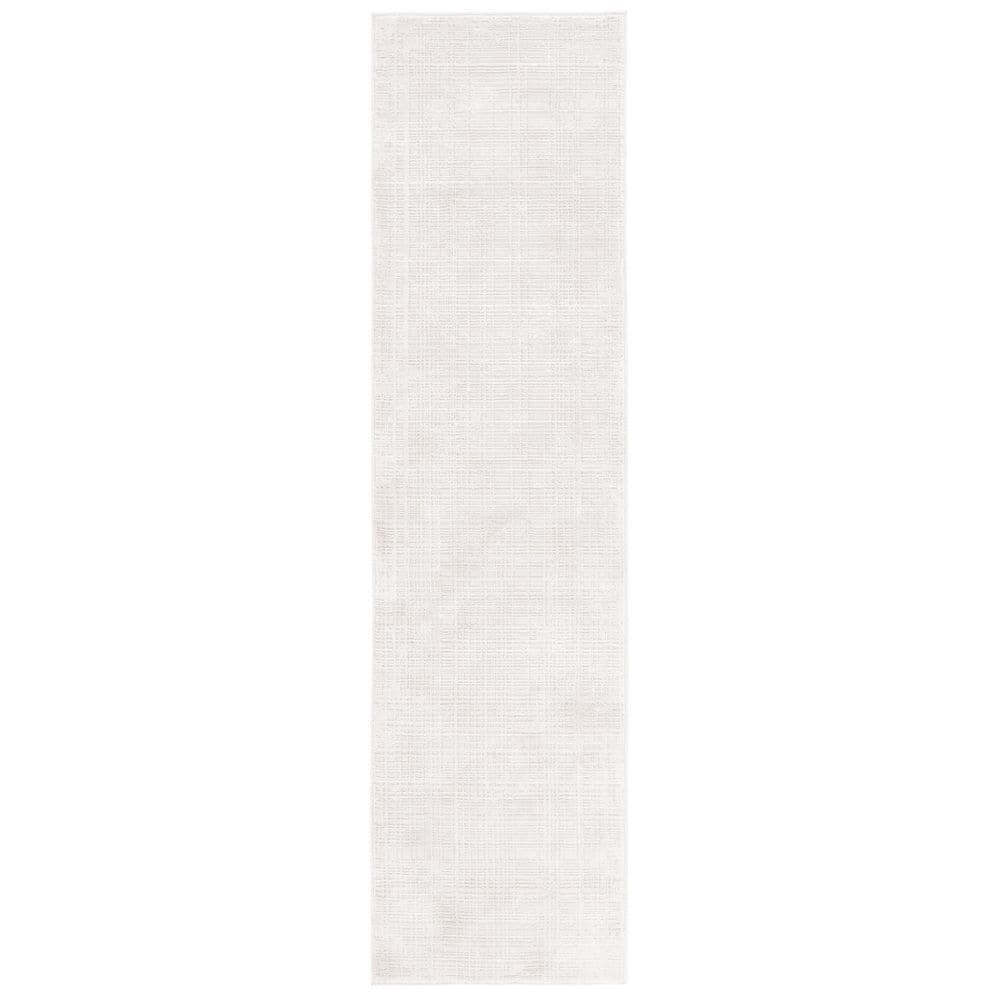2' x 8' Runner Wool Ivory Area Rug main image 1