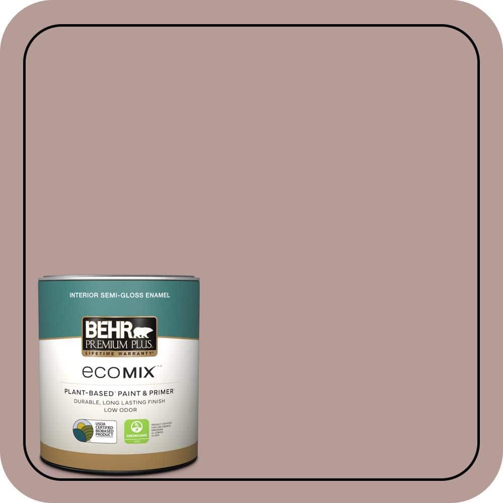 1 qt. #710B-4 Quiet Refuge Semi-Gloss Enamel EcoMix Plant-Based Interior Paint & Primer price history on PriceWatchPro