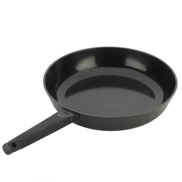 Zavor Noir 12 in. Black Cast Aluminum Ceramic Nonstick Frying Pan