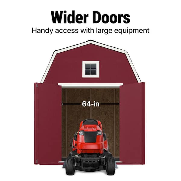 Montana Do-It-Yourself 8 ft. x 10 ft. Barn style Wood Garden Shed Storage with Smartside Siding and Loft (80 sq. ft.)