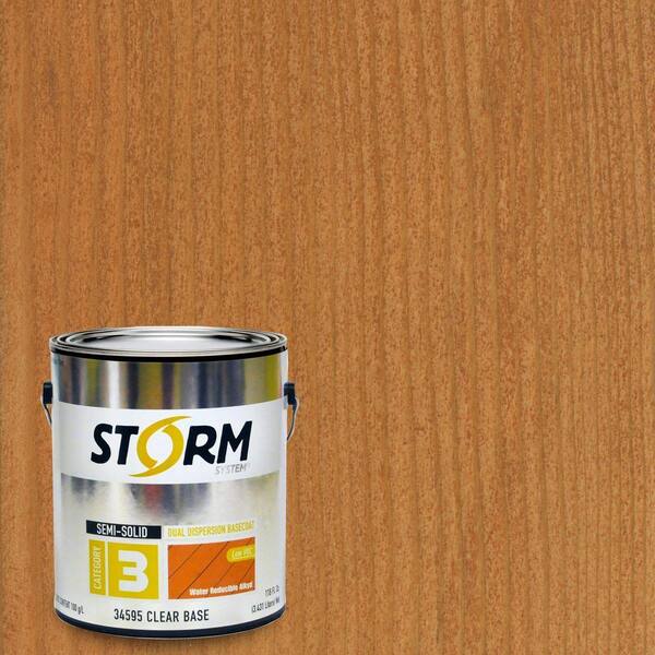 Storm System Category 3 1 gal. Cedar Mill Exterior Semi-Solid Dual Dispersion Wood Finish