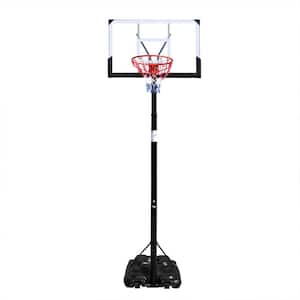 Portable Basketball Hoop/Goal with 8 ft. to 10 ft. H Adjustment for Youth and Adults