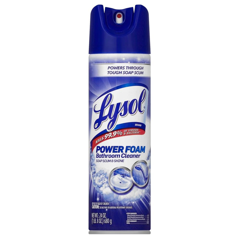 LYSOL 12-Pack 24-fl oz Island Breeze Foam Multipurpose Bathroom Cleaner at