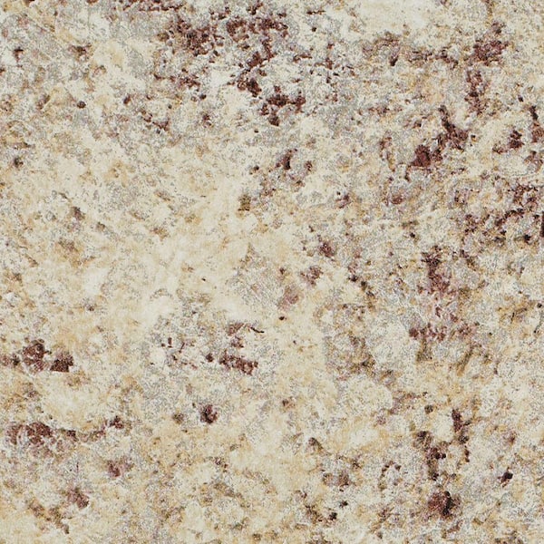 Wilsonart 2 in. x 3 in. Laminate Sheet Sample in Golden Juparana with Premium Quarry Finish