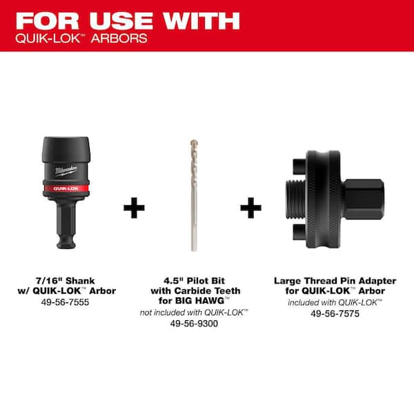 コアマンＶＪ&ＩＪ＆ハウル計９個セット Milwaukee BIG HAWG Carbide Hole Saw Kit (9-Piece) with PACKOUT