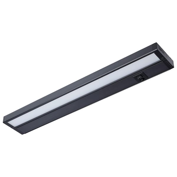 CounterQuick 22 in. Plug-In Dark Bronze Integrated LED Linkable Under Cabinet Light