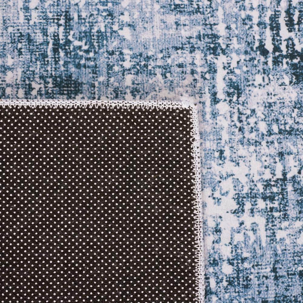 Tucson Green and Grey 9' x 12' Washable Area Rug