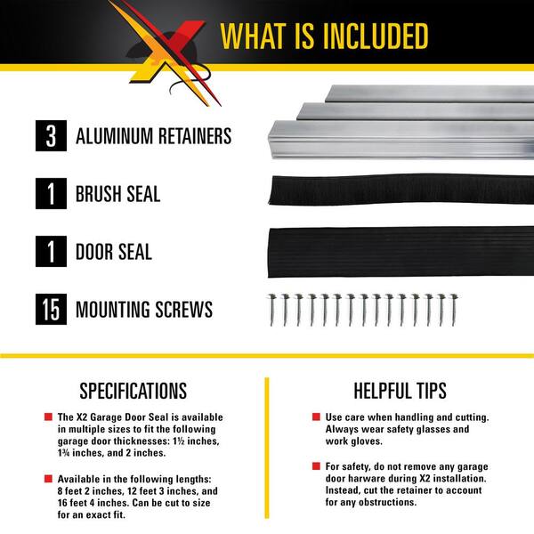 Tsunami Seal 18 ft. Gray Garage Door Threshold Kit 51018