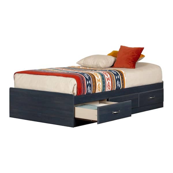 South Shore Asten Blue Twin Bed 12726